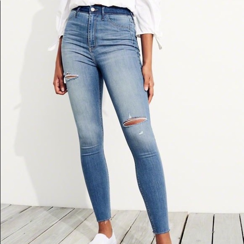 Hollister jean leggings